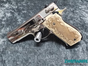 2 Stk Smith&Wesson Mod 39-2 VERNICKELT ! TOP - 2