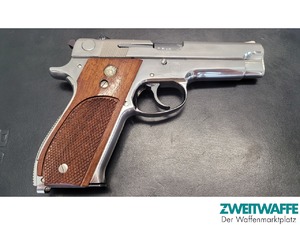 2 Stk Smith&Wesson Mod 39-2 VERNICKELT ! TOP - 5