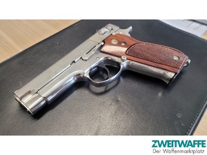 2 Stk Smith&Wesson Mod 39-2 VERNICKELT ! TOP - 8