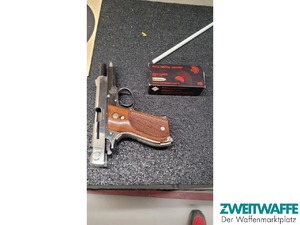 2 Stk Smith&Wesson Mod 39-2 VERNICKELT ! TOP - 9