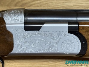 Bockflinte, Sauer - Beretta, Mod.: S56E, Kal.: 12/70, - 4