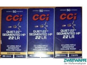 CCI 22LR 40 GRS SEGMENTED HP QUIET 150 Stk