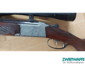Ferlacher Bockbüchsflinte Michelitsch 6,5x57R und 16/70 - 3