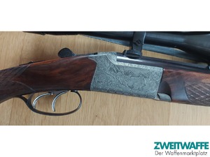 Ferlacher Bockbüchsflinte Michelitsch 6,5x57R und 16/70 - 6