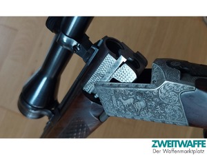 Ferlacher Bockbüchsflinte Michelitsch 6,5x57R und 16/70 - 13