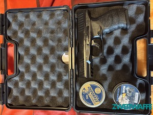 Walther Co2 Pistole PPQ M2 Kal.4,5mm 21 Schuss Ketten Magazin