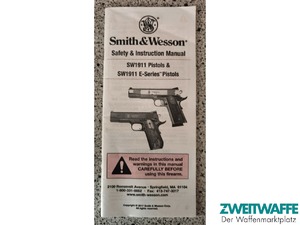 smith & wesson 1911 instruction manual beschreibung