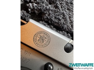 S&W 1911 Performance Center Stainless mit Compensator