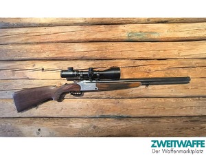 Blaser BBF Kaliber 16/70 und .222Rem. Handspanner