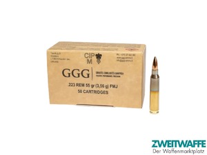 GGG .223 REM 55 gr FMJ