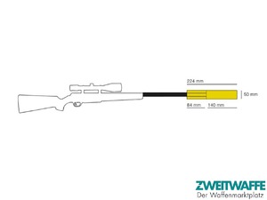 Hausken Schalldämpfer Jakt JD 224 MKII schwarz Kal. .30 - 2