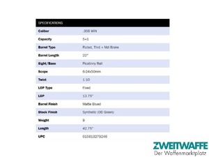 Mossberg Patriot Night Train 22" Scoped OD-G - 3