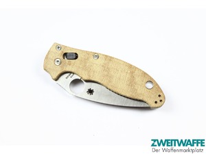 Spyderco Manix 2 Cru-Wear Natural Canvas Micarta - 5