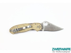 Spyderco Para 3 Cru-Wear Natural Canvas Micarta - 3