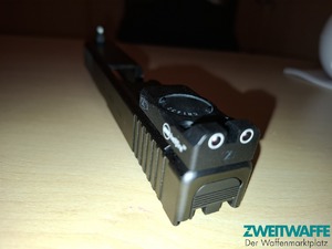 MAK HELLFIRE beleuchtete Kimme mit grüner und roter Beleuchtung, - 8