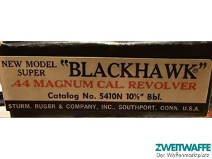 RUGER NEW MODEL SUPER BLACKHAWK . 10,5" Lauf . 44 mag - 5